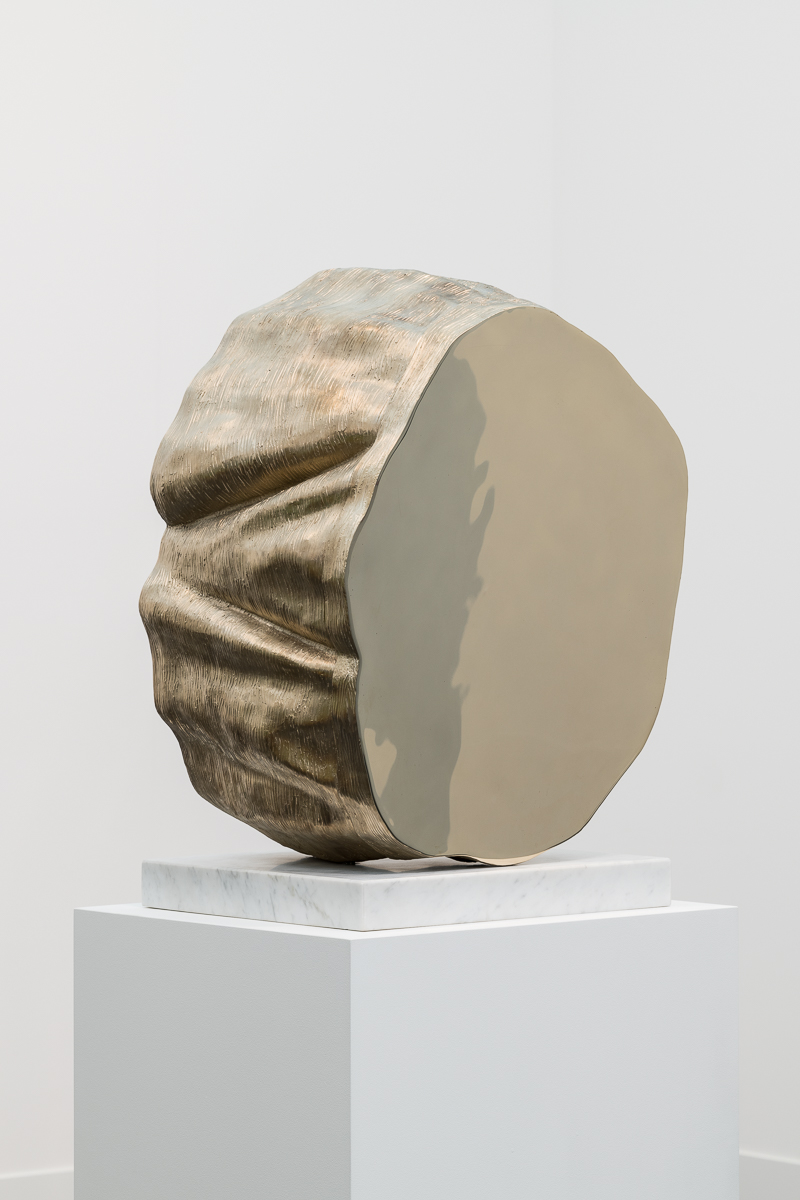 Thomas J Price, Power Object (Section 1, No.1), 2018, Aluminium bronze composite with marble base, Bronze 62 x 44 x 32 cm, Marble 5 x 40 x 40 cm, T_PRI0088, Photo by Damian Griffiths, Detail 1.jpg