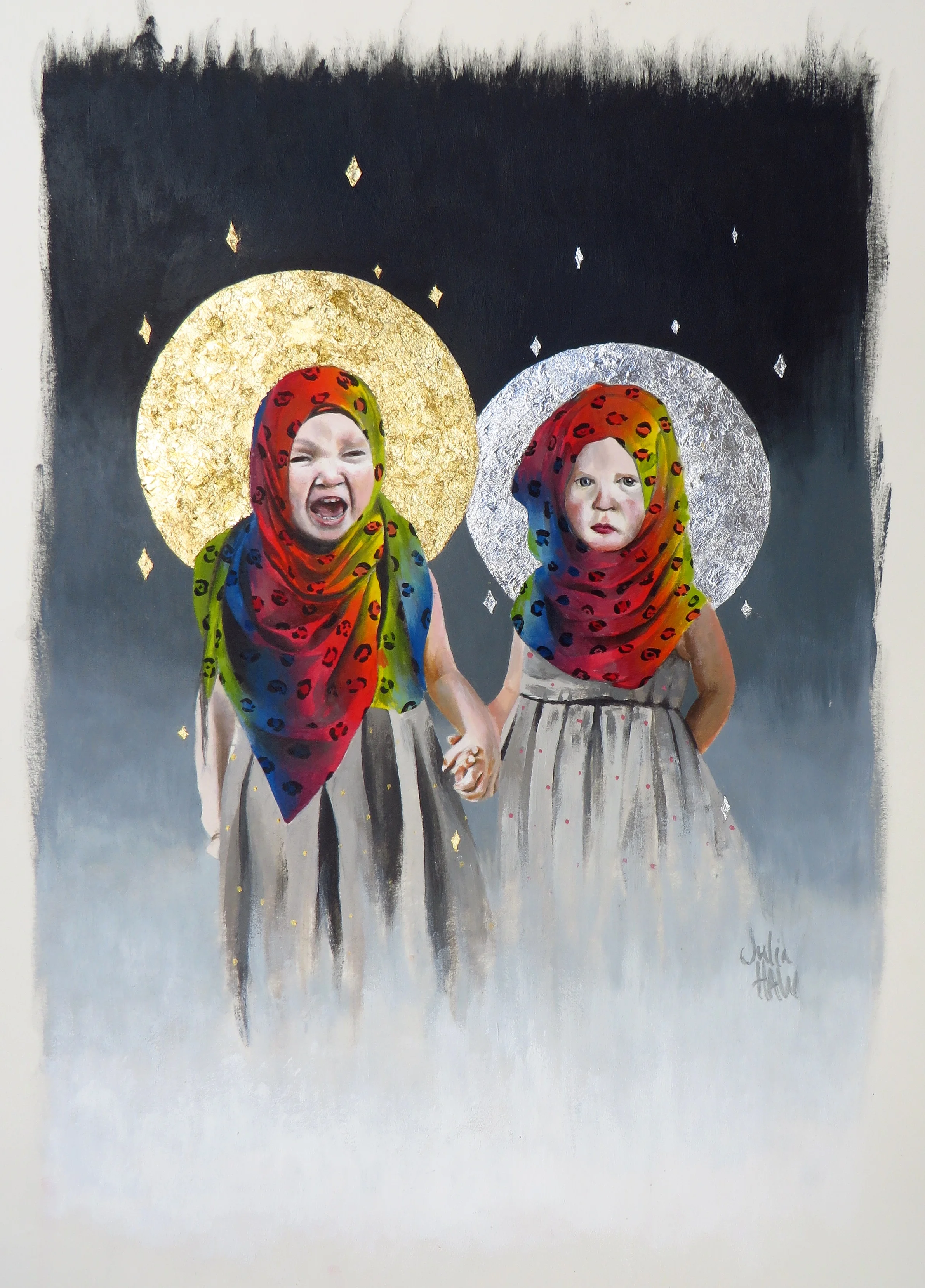 Two Ten Year Old Suicide Bombers Wearing Lisa Frank Hijabs