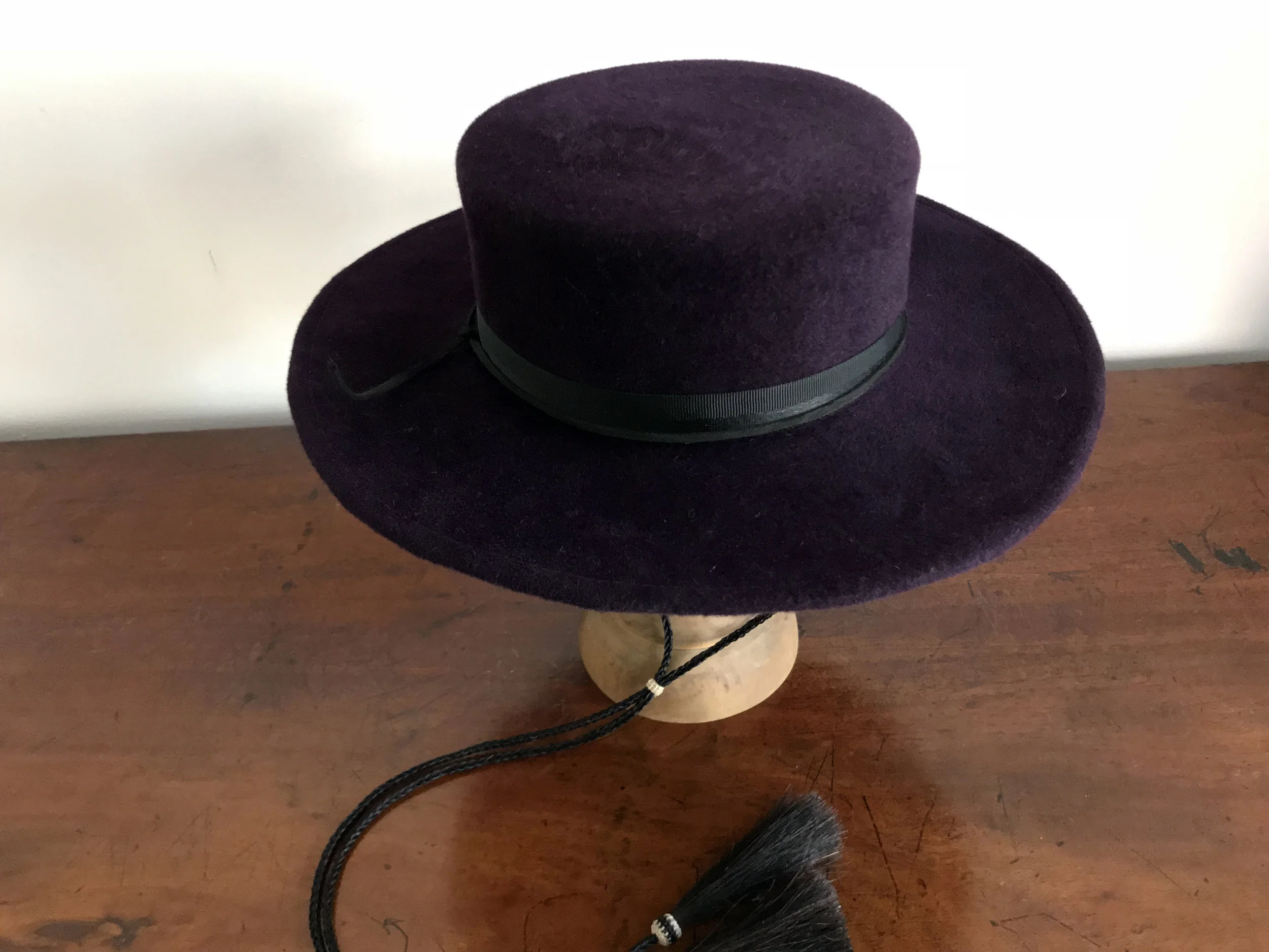 The Emma Bolero in Aubergine