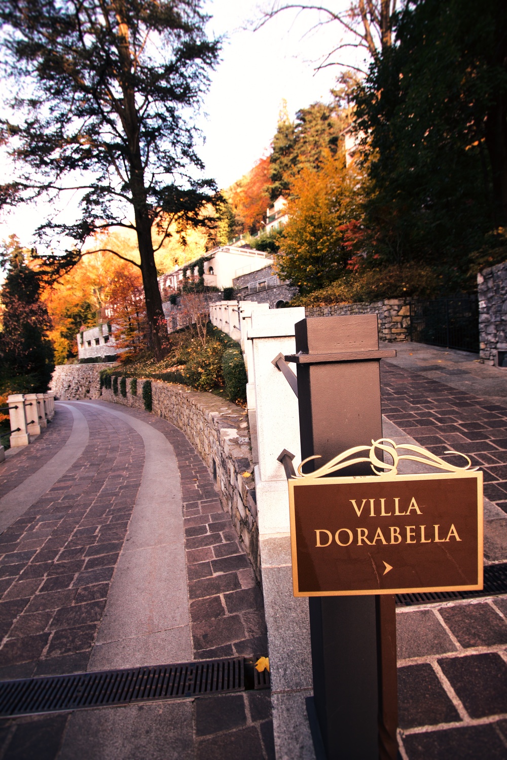 Path up to Villa Dorabella