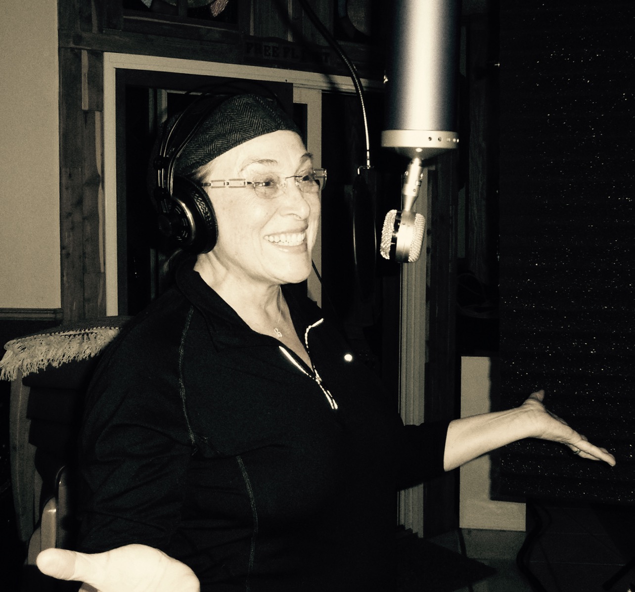 Studio Shot recording ‘Blessings’