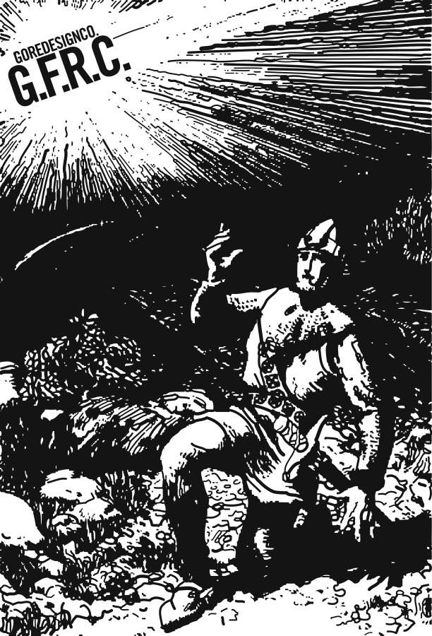 An early marketing postcard for a Gore Design Co. GFRC Class, ca. 2007