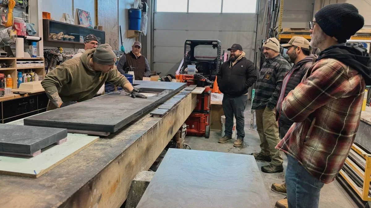 Learn how to make Concrete Countertops