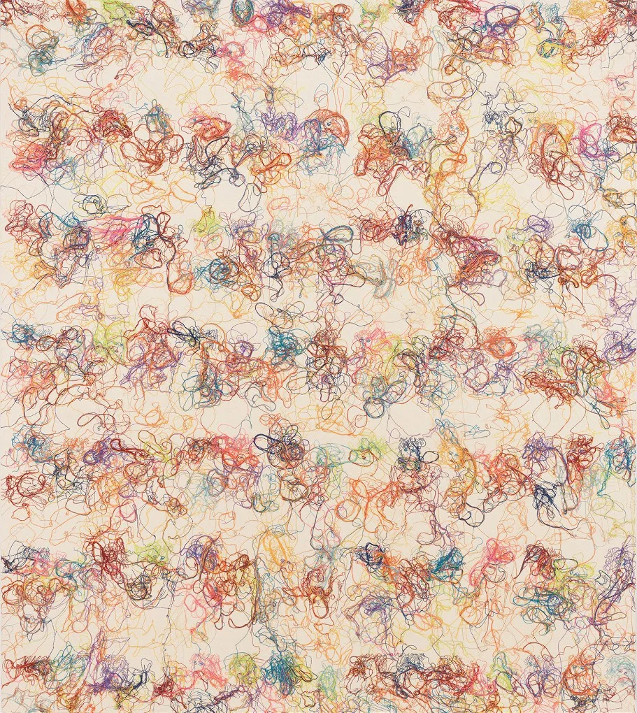 Ghada Amer, “Le champ de marguerites,” 2011)