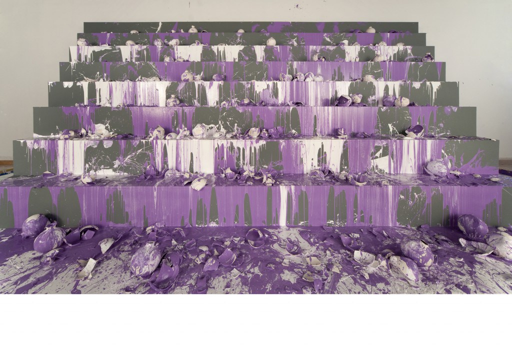 Kate Gilmore, “Love ‘em, Leave ‘em” (2013)
