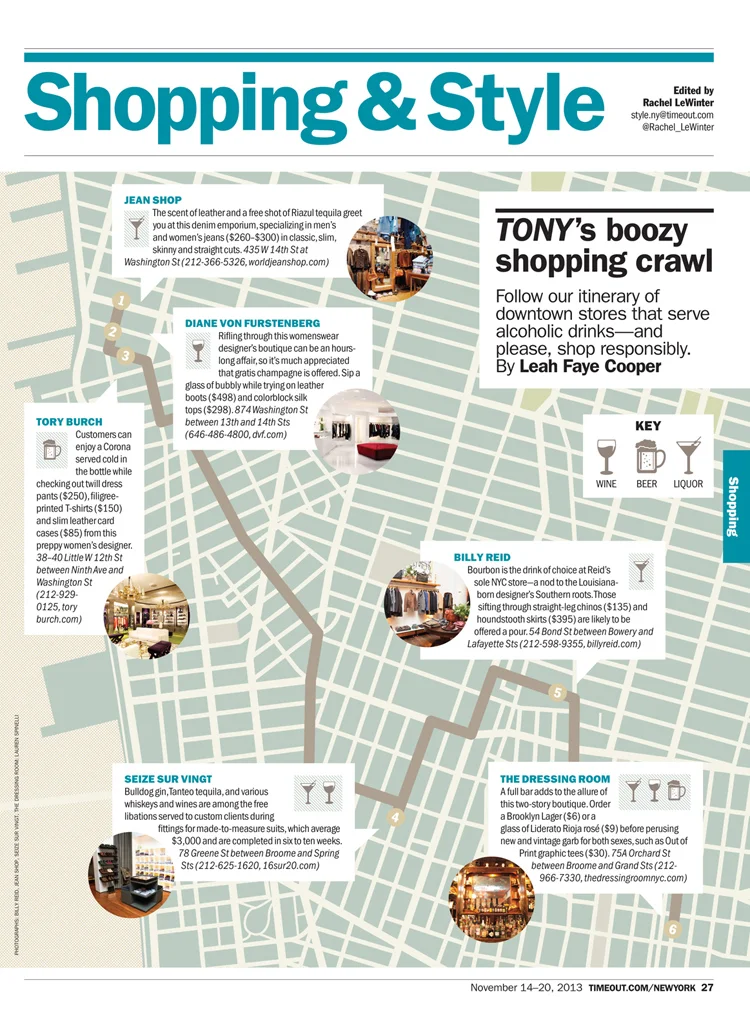 Boozy Shopping Crawl