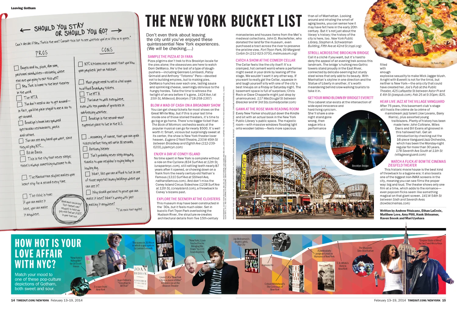 Could you kiss New York goodbye?