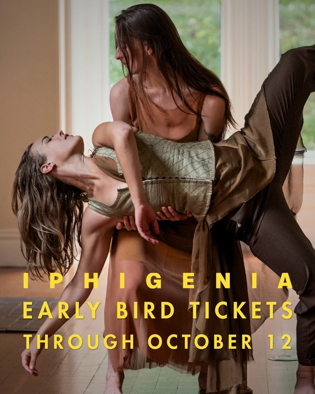 We have a sweet little early bird discount on IPHIGENIA tickets going until October 12 🐣

Get $35 tickets for our Oct 23-25 performances. After October 12, regular priced tickets will be $45. Ticket link in @sharpandfine bio.

@smileypiley and @mole