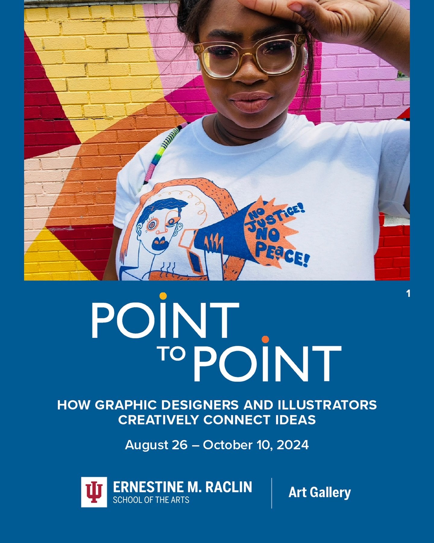 I am over the moon with how this
exhibition turned out! &ldquo;Point to Point: How Graphic Designers and Illustrators Creatively Connect Ideas&rdquo; is now open! 
.
Thank you to all of the artists for your trust in letting me share your truly amazin