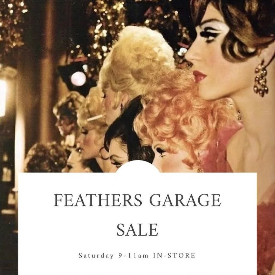 This Saturday, @feathersvintageaustin is having a garage sale at their shop. Go give them a follow for more info! 

#austinvintage #vintagesale