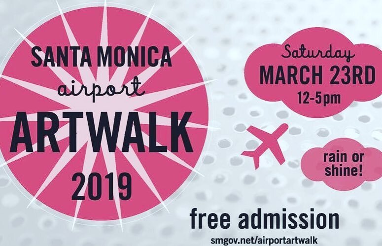 Save the date! 
I'll be showing new work in studio #20.
More than 60 local artists and performers will have their private studios and works on view at the annual Santa Monica Airport Art Walk. Throughout the day there will be pottery firing demonstra