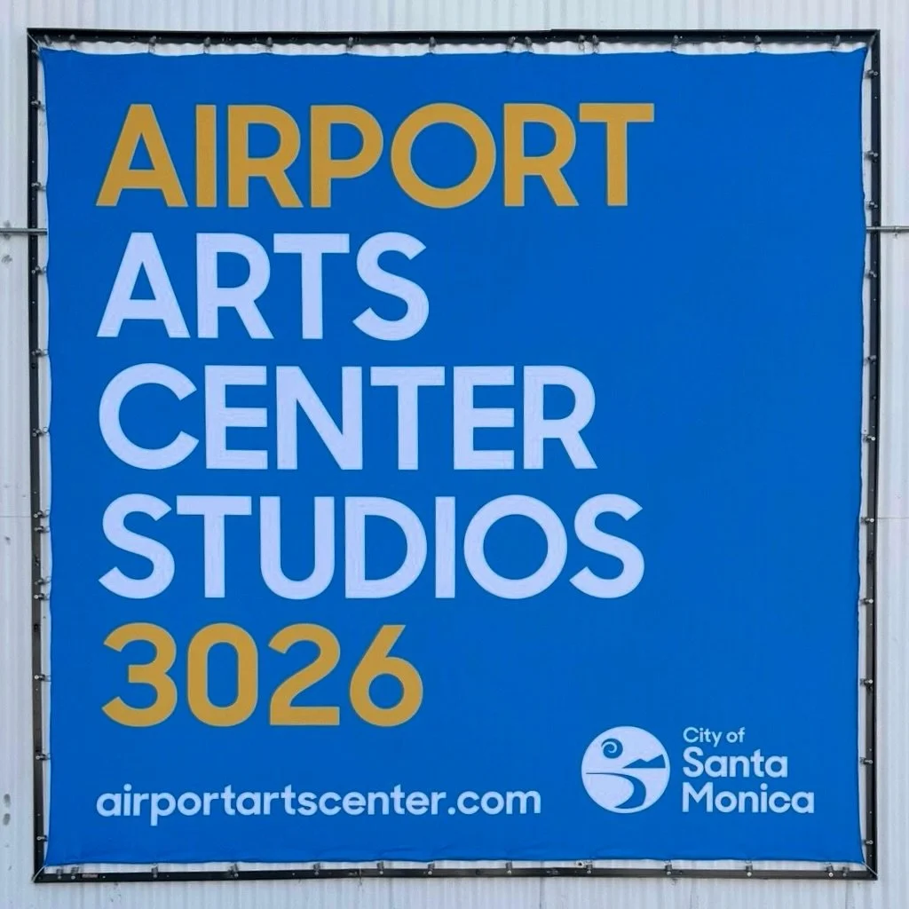 After many years at this location, our studio space now has a new name&mdash;Airport Arts Center Studios! Excited to continue creating in this vibrant community of artists right here in Santa Monica. If you&rsquo;re in the area, come by and say hi! 
