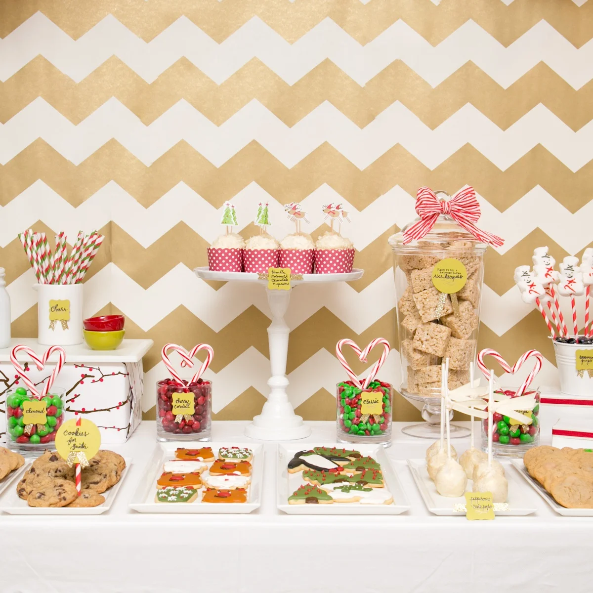 Christmas Party Dessert Table