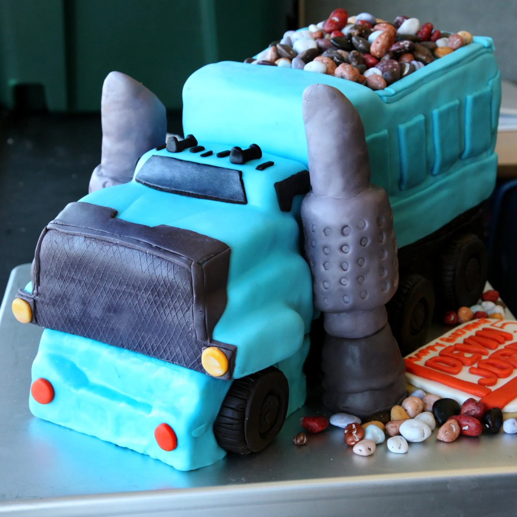 Blue Truck Cake for Devin Jordan's 5th Birthday