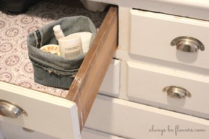 I think this style of fabric basket will make a good drawer organizer.