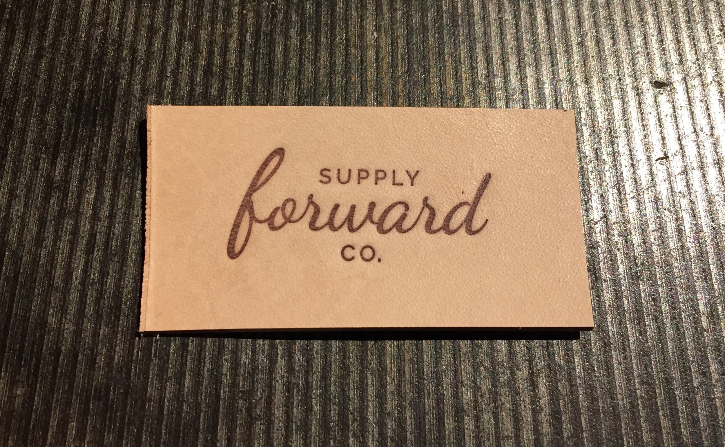 Logo design and brand identity for leather goods company