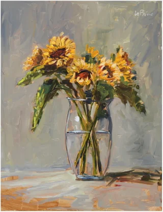 Still Life Art | 18x14 Oil on Panel framed to 23x19 | $1,500
