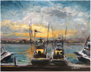 8x10 Oil Painting framed to 12x14 | $650