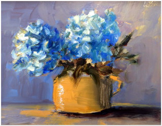 This original study is being auctioned and half of the proceeds donated to charity. All auctions ending during the month of September will benefit "Feed the Need" in Charleston, SC.