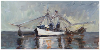 7x14 Oil on Panel | framed to 10x19 | $800