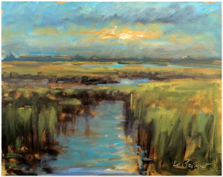 8x10 Oil framed to 12x14 | Register and Bid Now