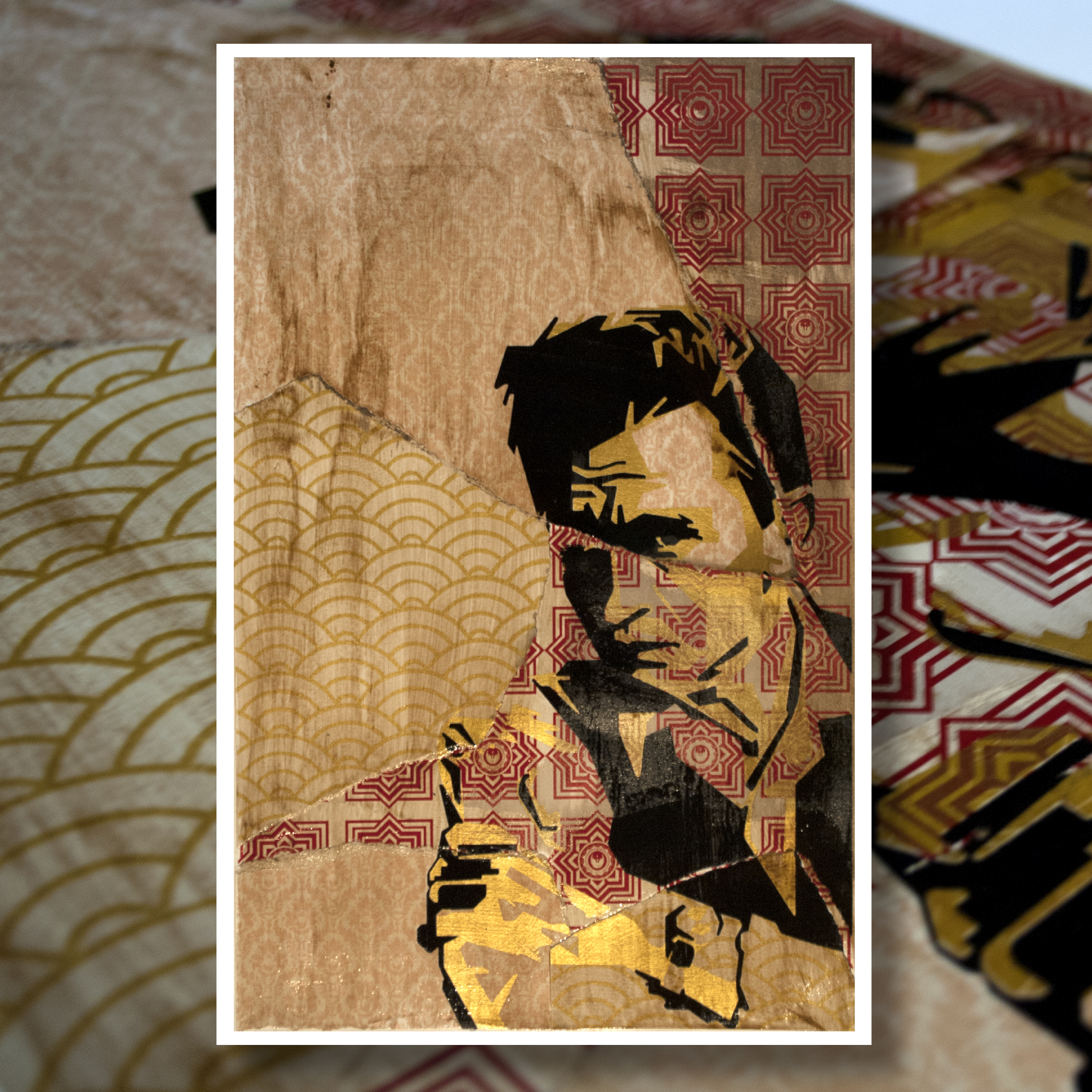" Johnny Mess" 4 Color Hand Pulled Screen Print Print Size : 11" x 17" 1 of 1