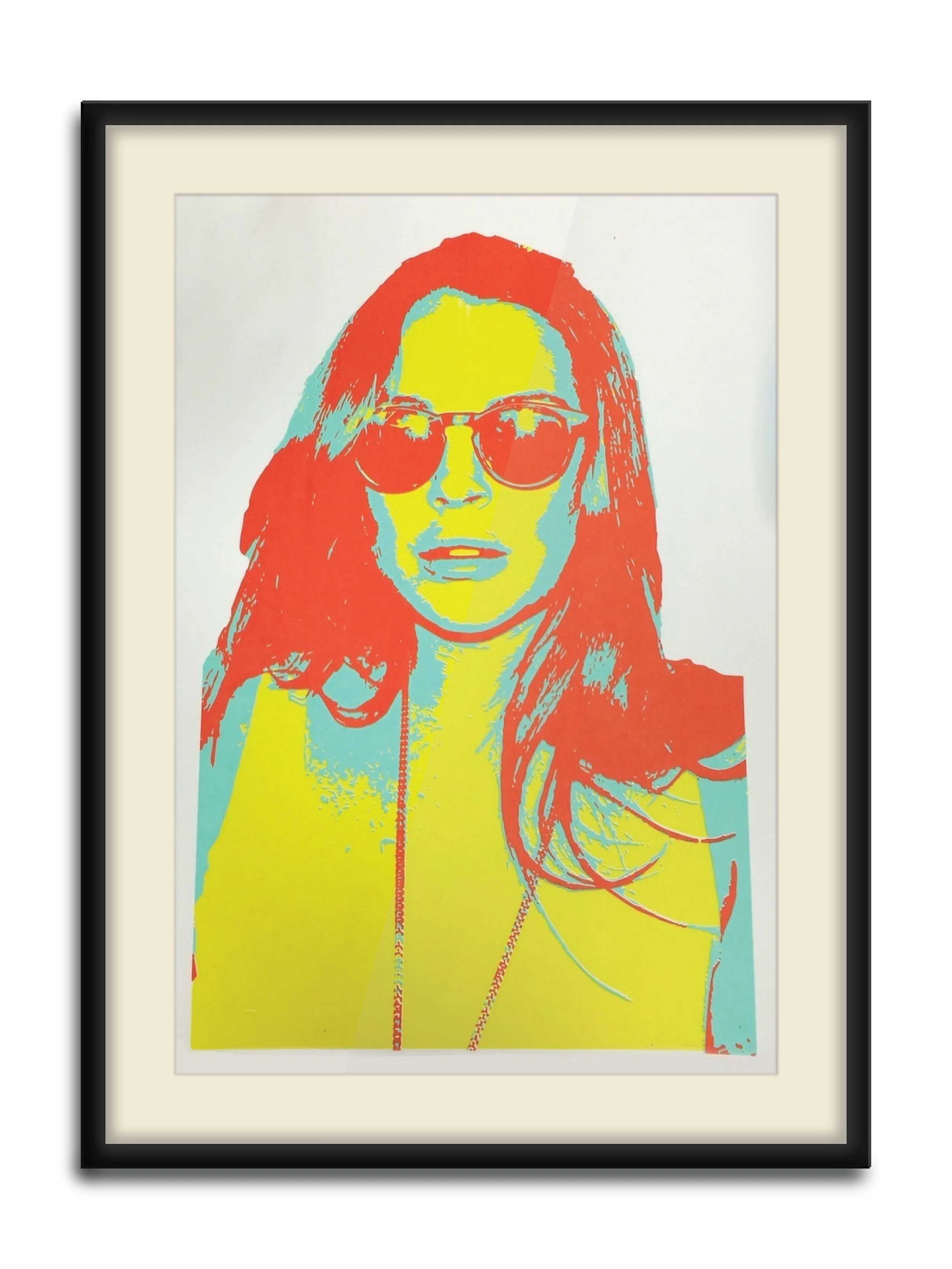" La Loca Lohan II" 3 Color Hand Pulled Screen Print Print Size : 11" x 17" 1 of 10