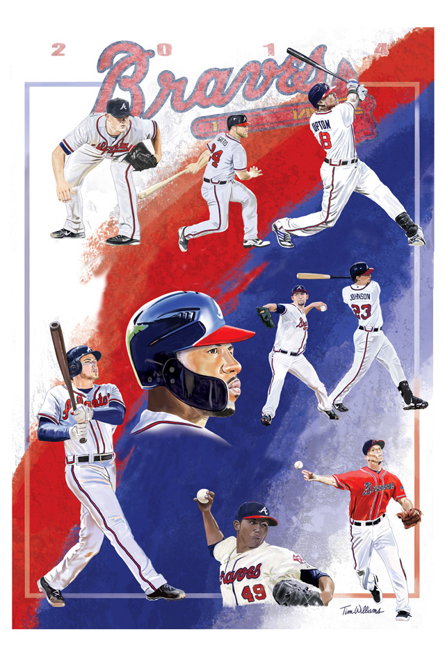 Atlanta Braves Team Poster