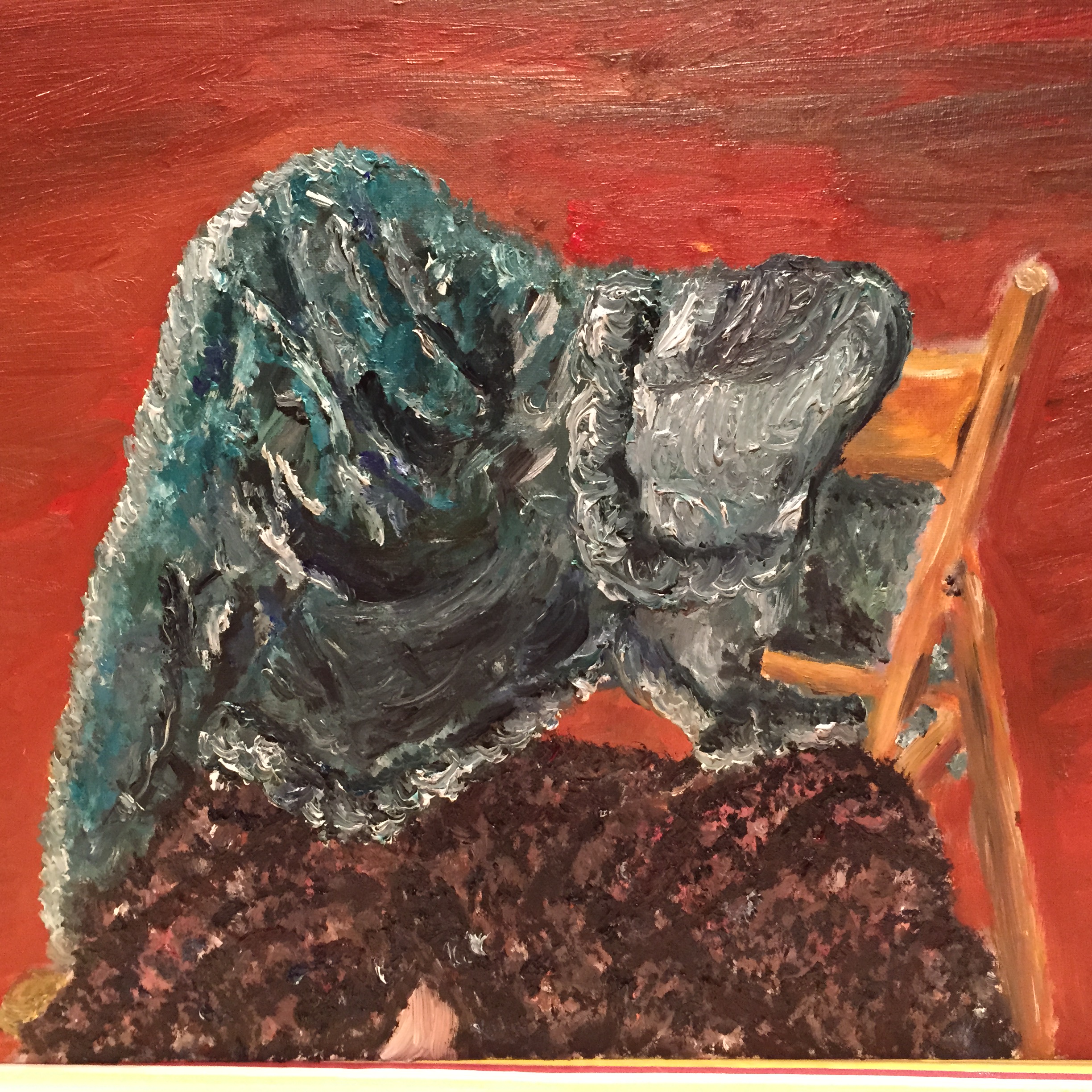 Coat Draped Over a Chair