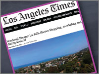 The LA Times mentions Cusp in their La Jolla travel story.