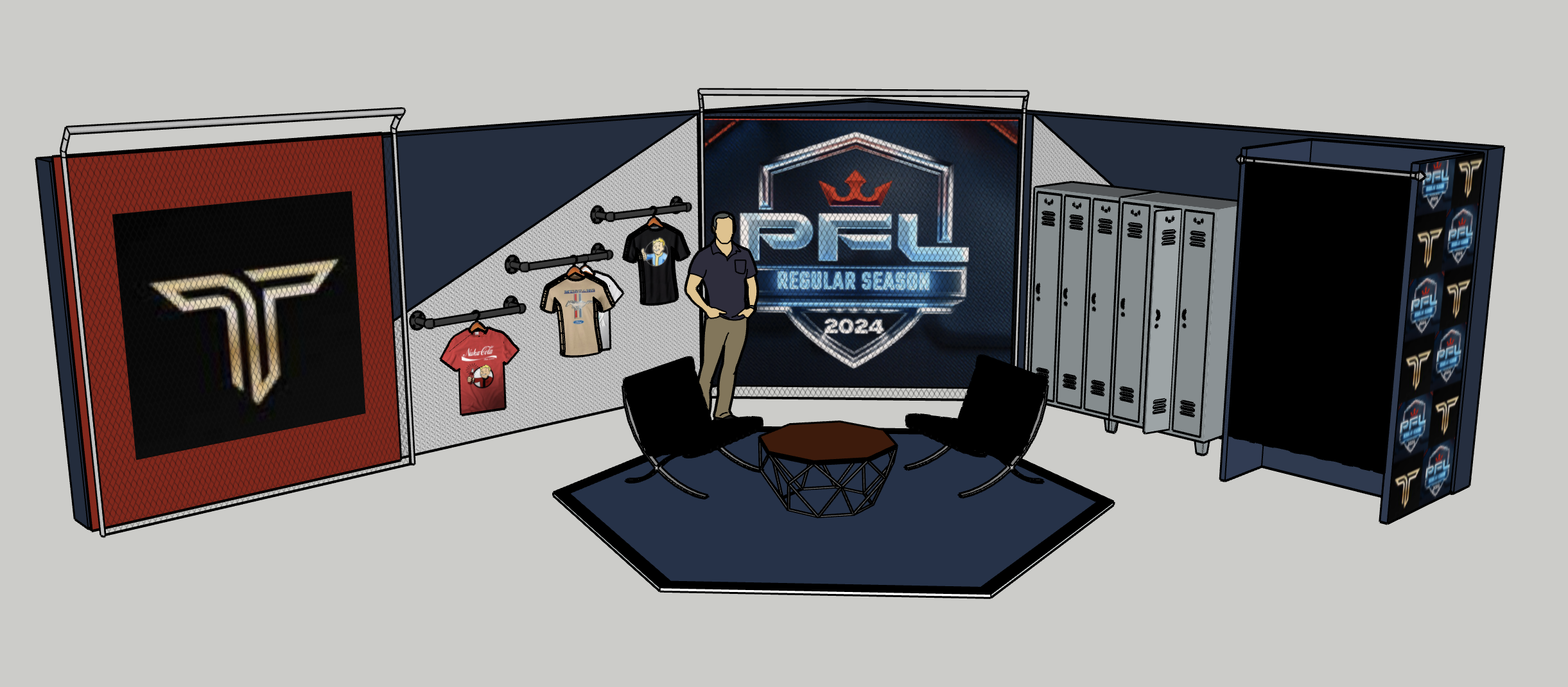 Interview Area for Professional Fight League