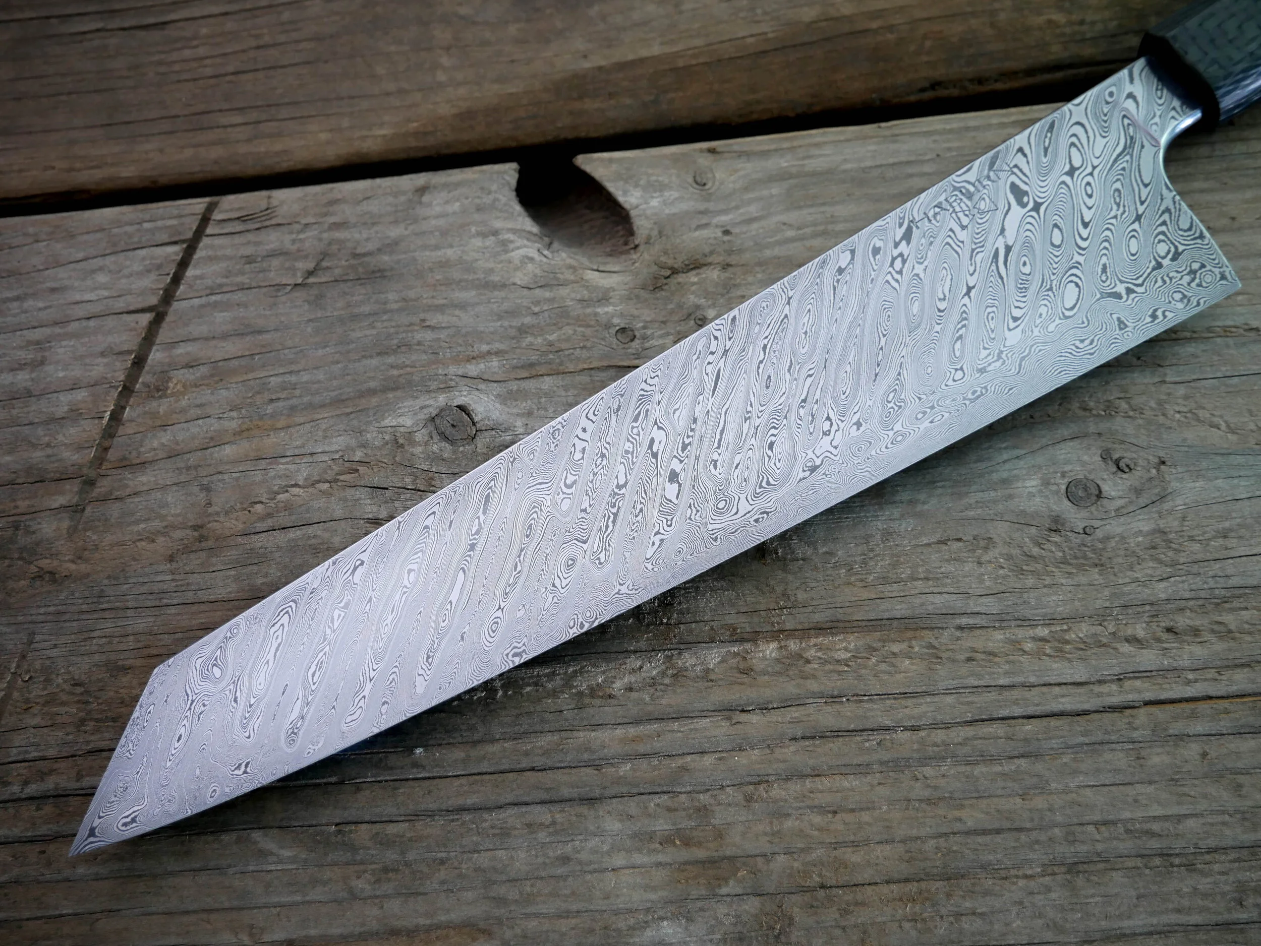 Gyuto Damascus — Haburn Knives Handmade Custom Kitchen Knives and Tools