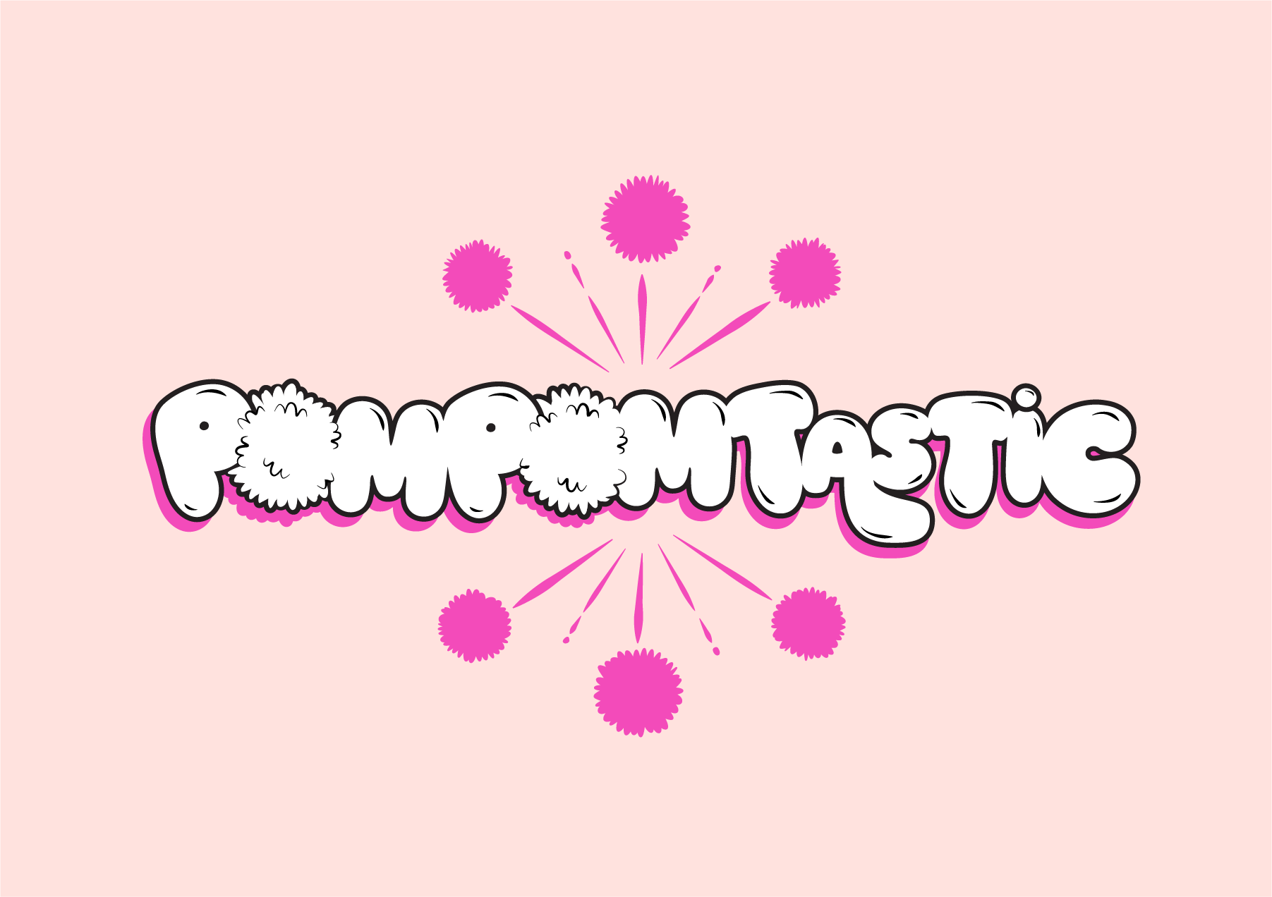 Pompomtastic Logo Design