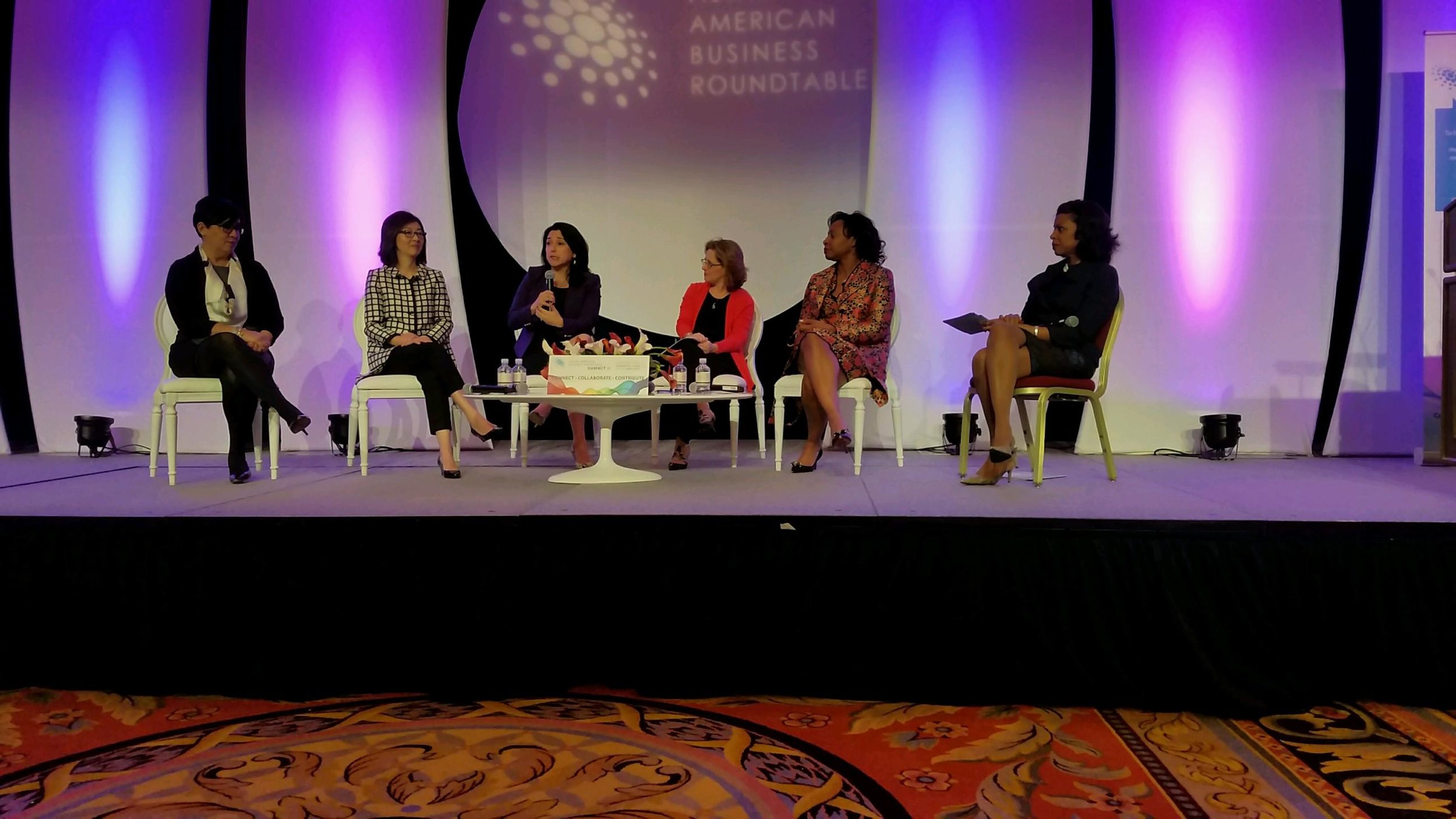 Pamela at the 2017 Asian American Business Roundtable 