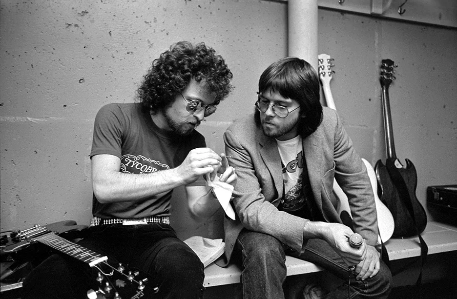 Eric with Tom Harrison from the Vancouver Province newspaper