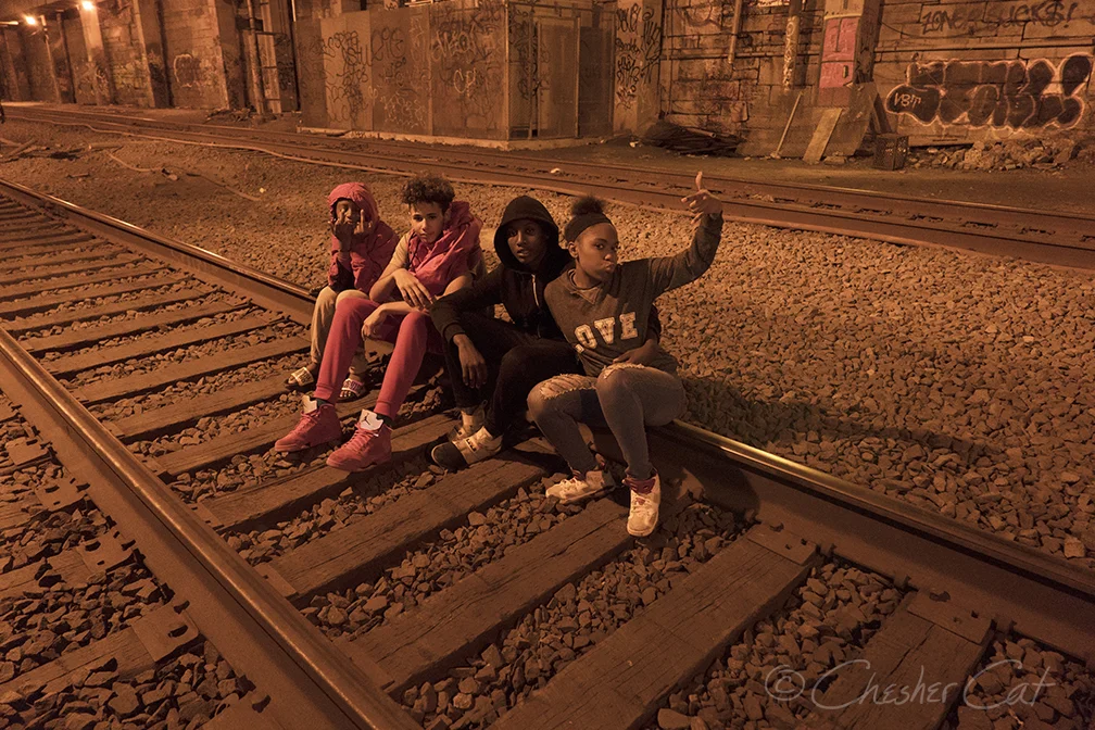 Kids on the Tracks, 2017 Shot on Sony a9 10/01/17 Posted 10/23/17