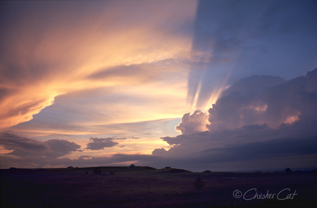 Alberta Sky, 1978 Shot on Pentax Spotmatic II on Kodachrome Film 08//78 Posted 3/16/18