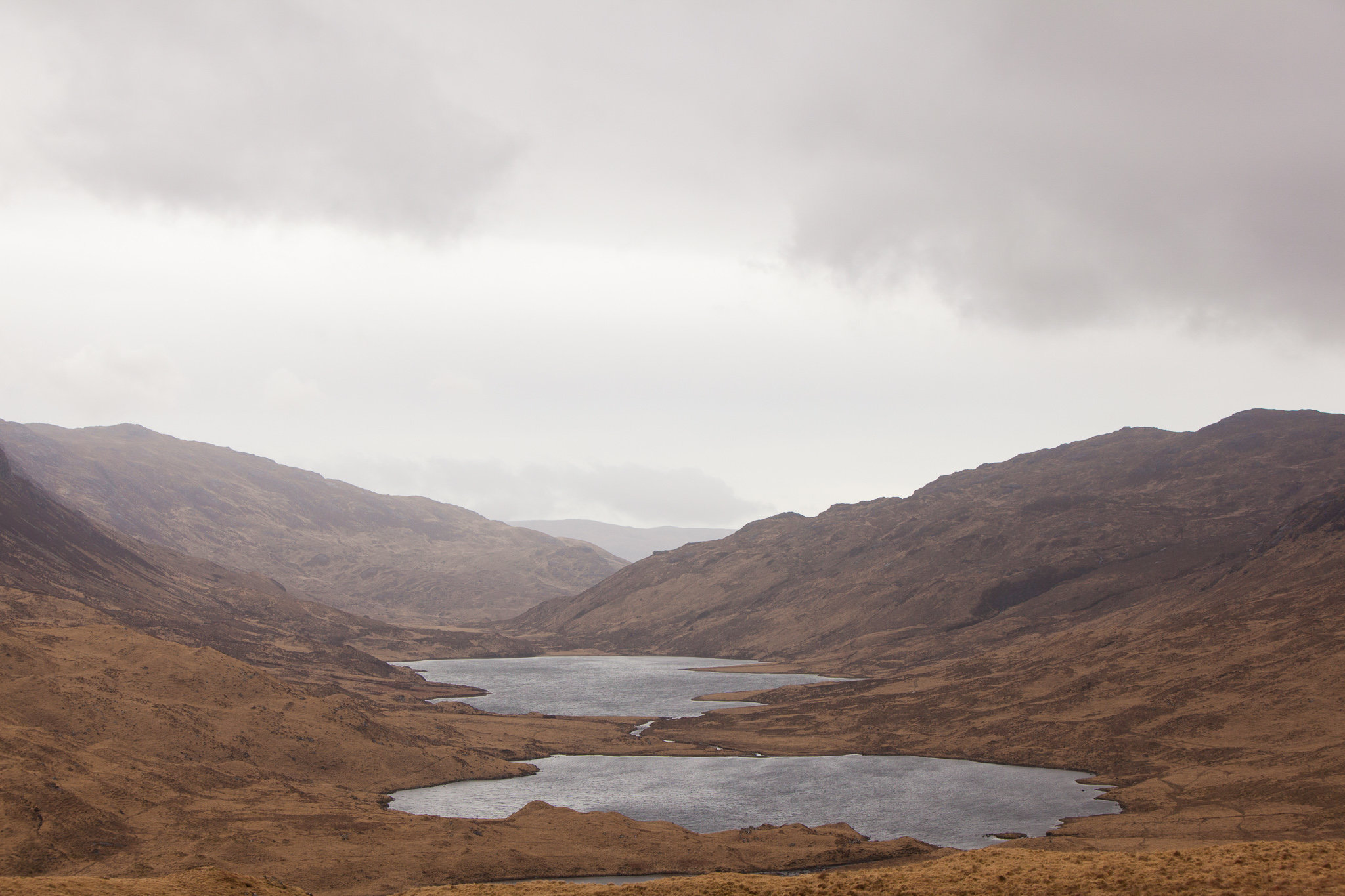 A little different view of the Island. This was near the centre of it. We spotted a few red deer here too!