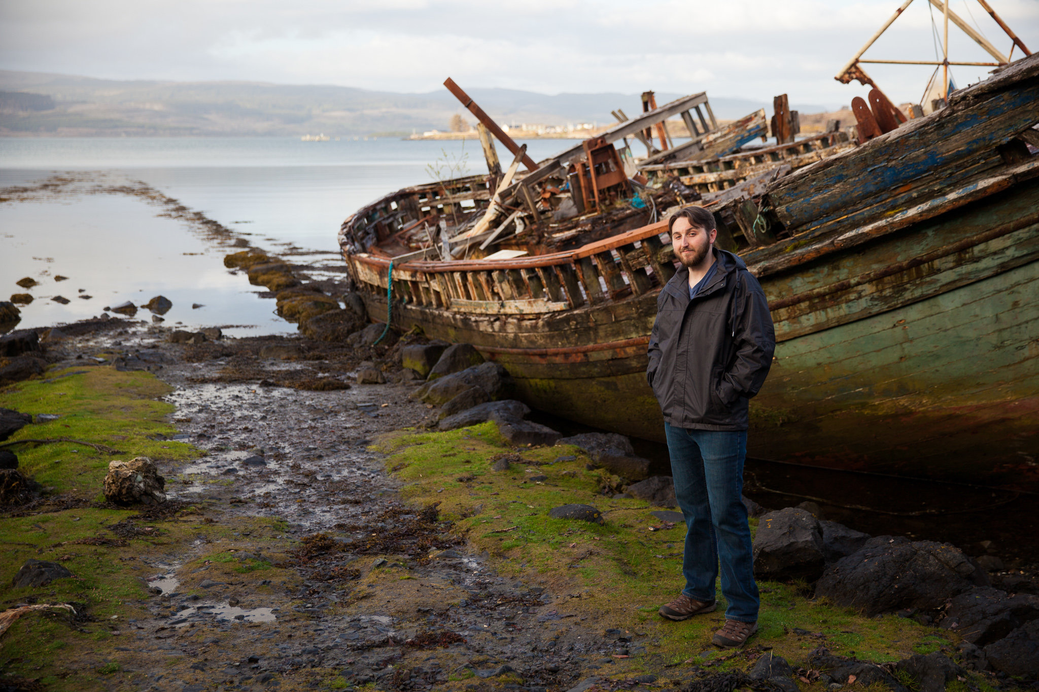 These old ships were a photographer's dream. We spotted them on our drive up the island to Tobermory.