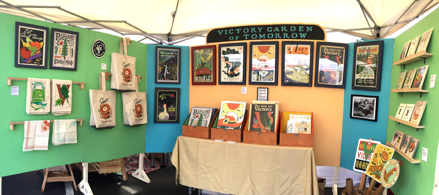 Walking into the VGoT booth is like walking into a museum store for America's food and garden future.