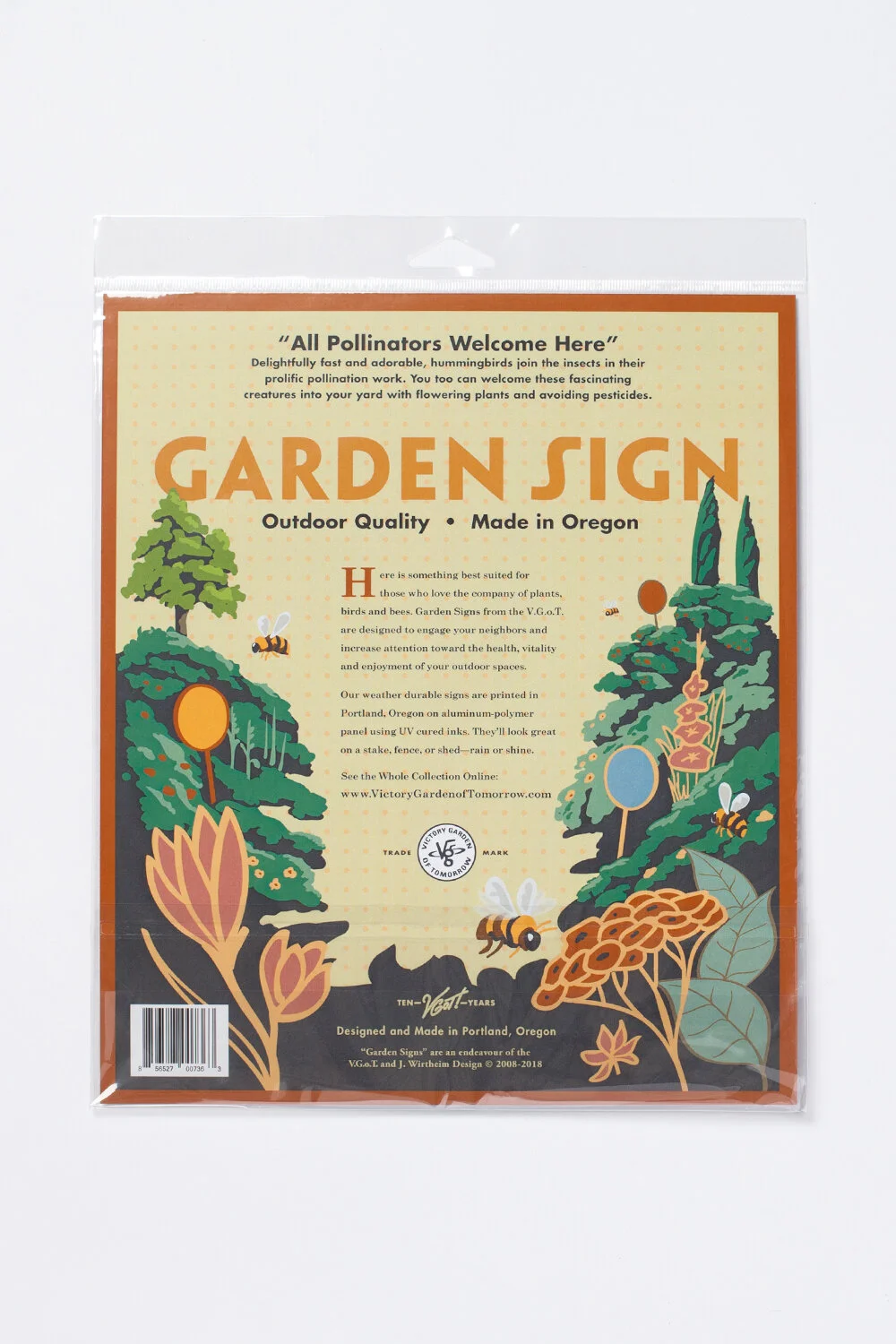 All Pollinators Here Garden Sign — The Victory Garden of Tomorrow