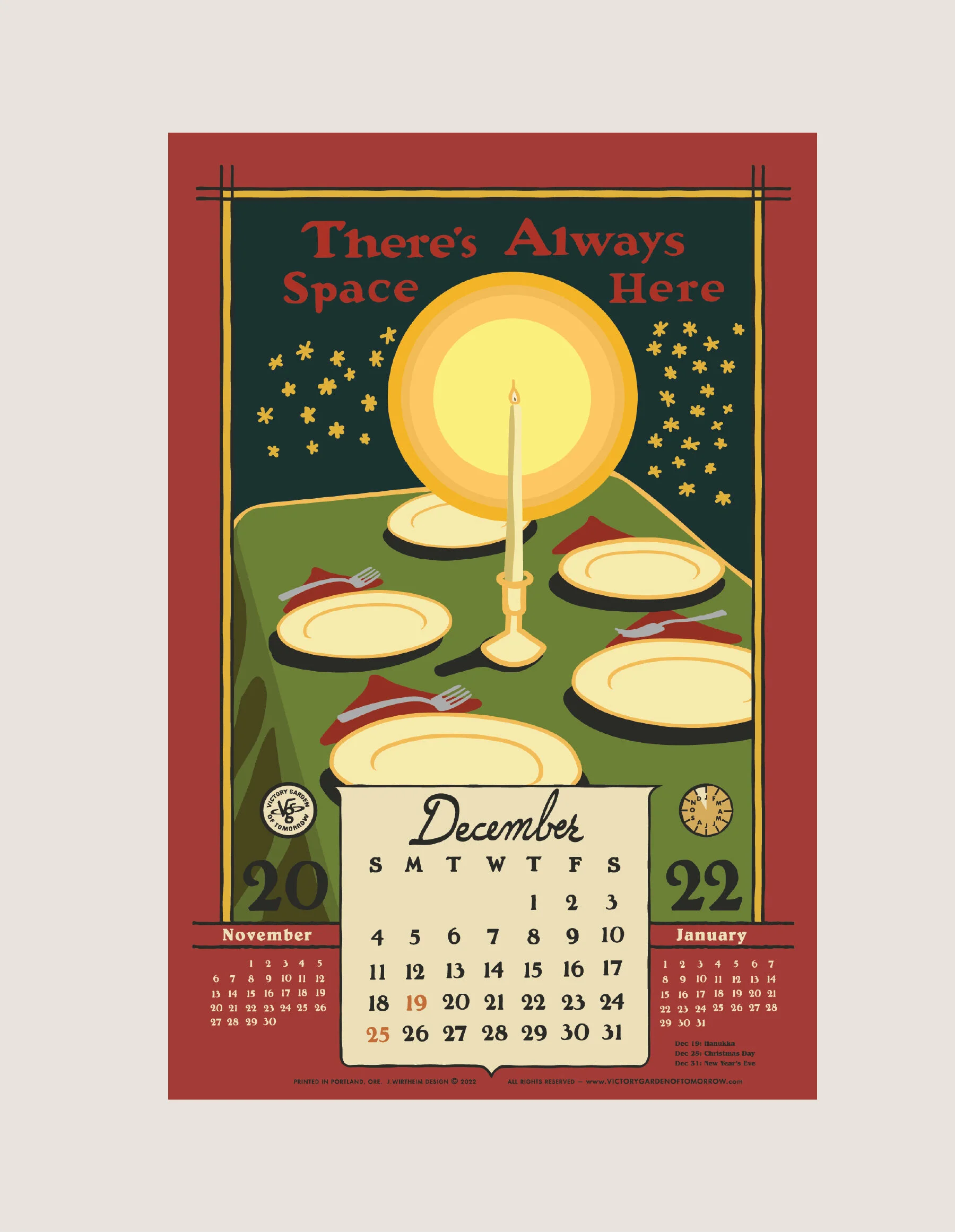 A Bright Future 2022 Monthly Calendar — The Victory Garden of Tomorrow