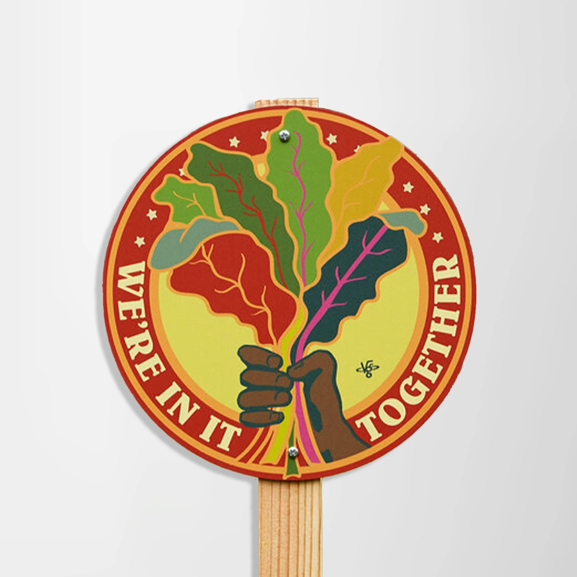 We're In It Together Yard & Garden Sign