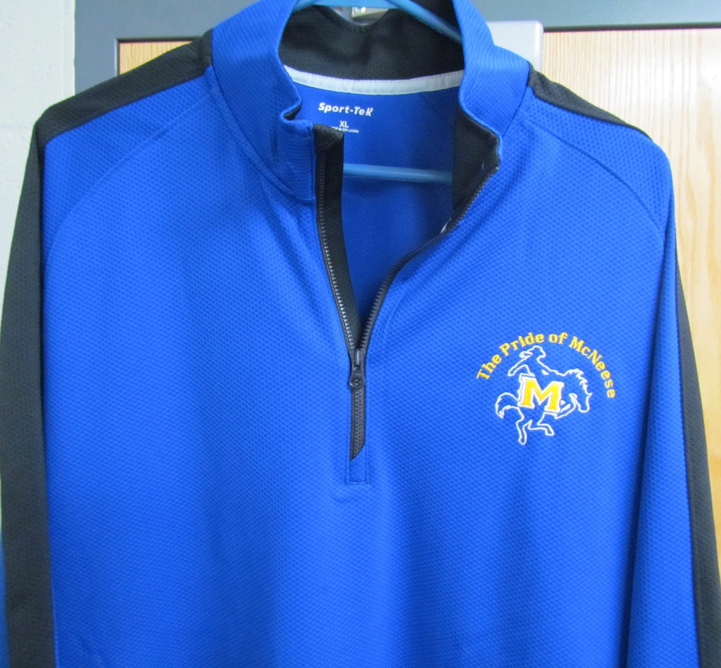 NEW for 2017: 1/4-Zip athletic pullover - $50
