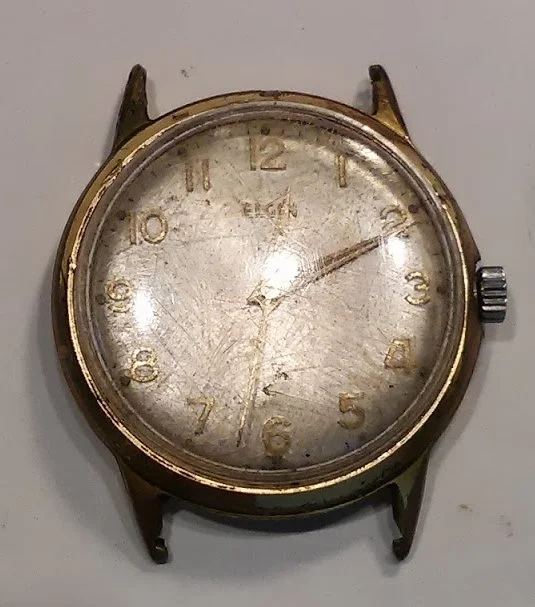 An Elgin case that is beyond repair. The movement inside might still work.