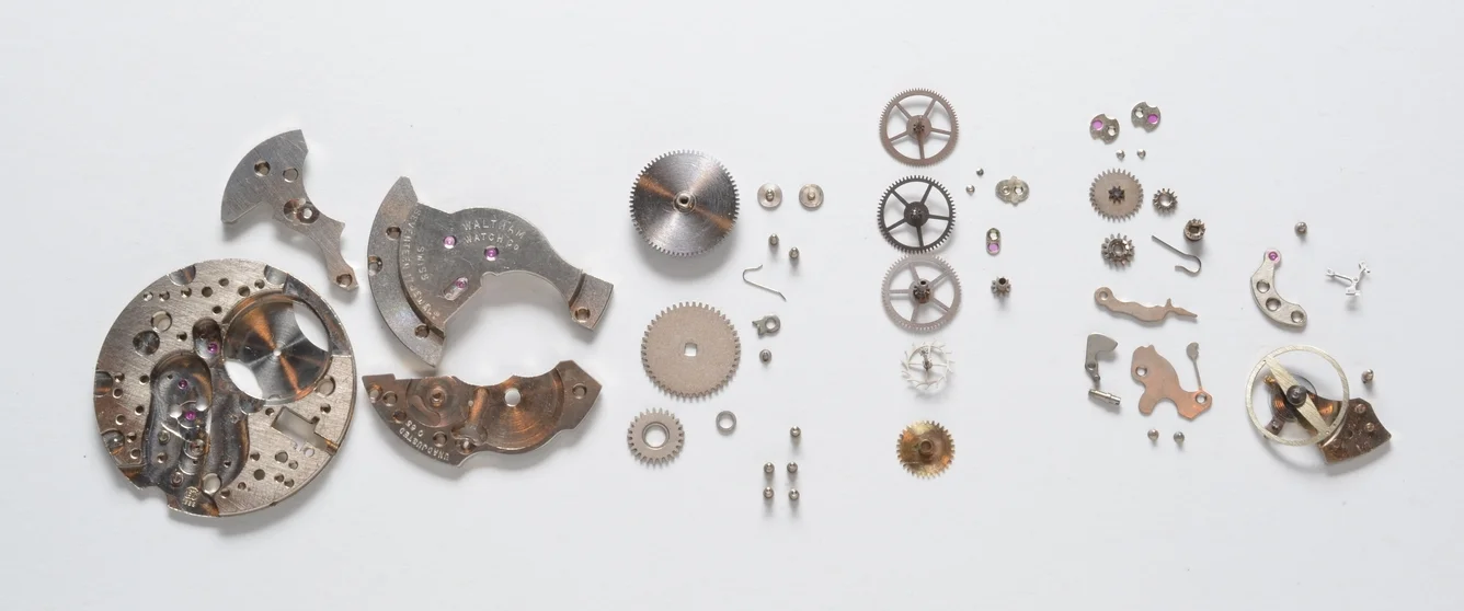 Disassembled Waltham AS/ST&nbsp;1686