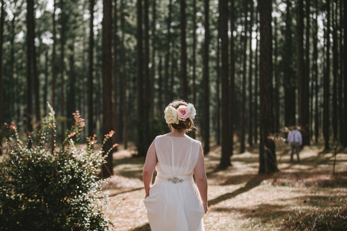 Southern wedding at Quail's Landing in Ashburn, Georgia photographed by Jess Hunter // Savannah, GA wedding photographer // Jacknsonville, FL wedding photographer, South Georgia wedding photography, North Florida wedding photography, Southern wedding traditions, wedding in the woods, first look wedding photos, emotional first look, artisitc wedding photography