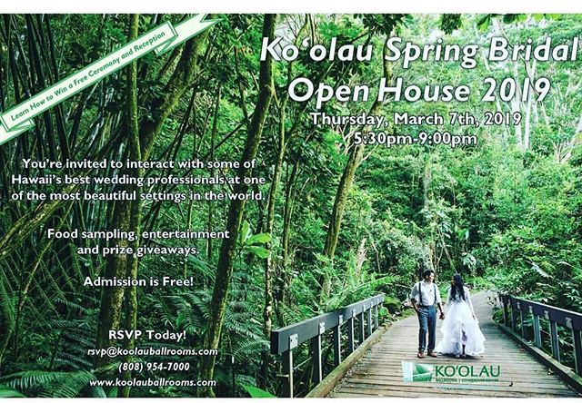 Tonight! Stop by and take photos with us and meet other wedding professionals at the gorgeous #koolauballrooms #prizes #food #livemusic
@koolauballrooms 🌴
.
.
.
.
.
#oahuweddings
#hawaiiphotobooth #oahuphotobooth #weddingprofessionals #bride #groom 