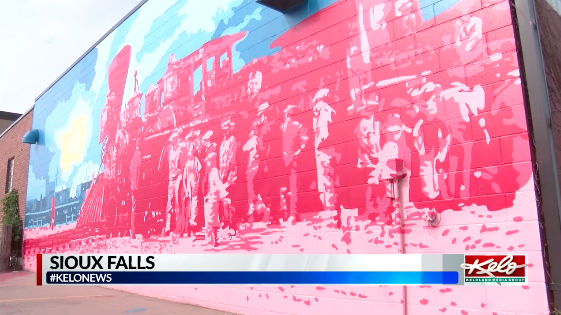 Monk's Mural on Kelo News