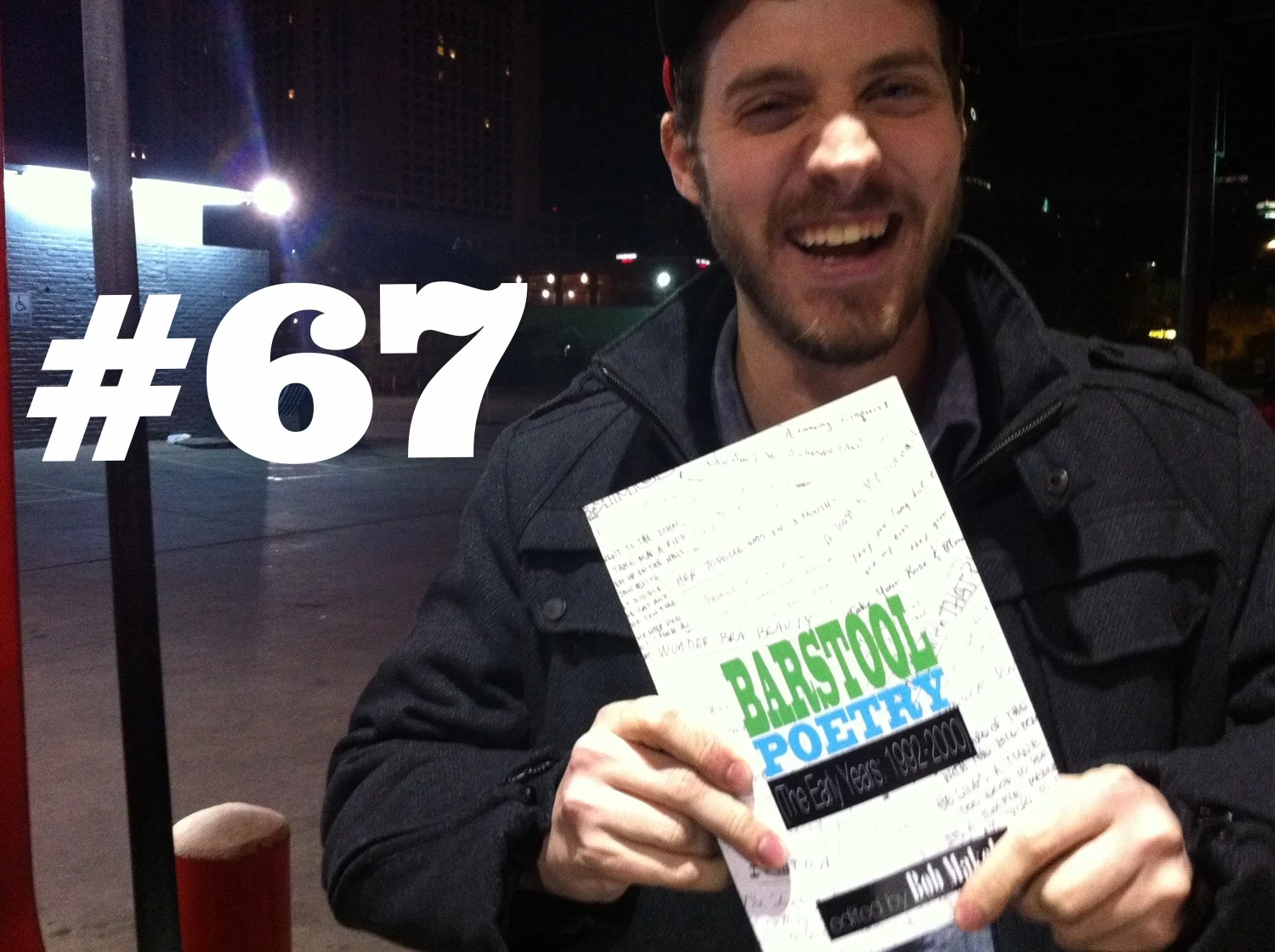 Austin, TX. Crazy Dave buys a book. 2012.